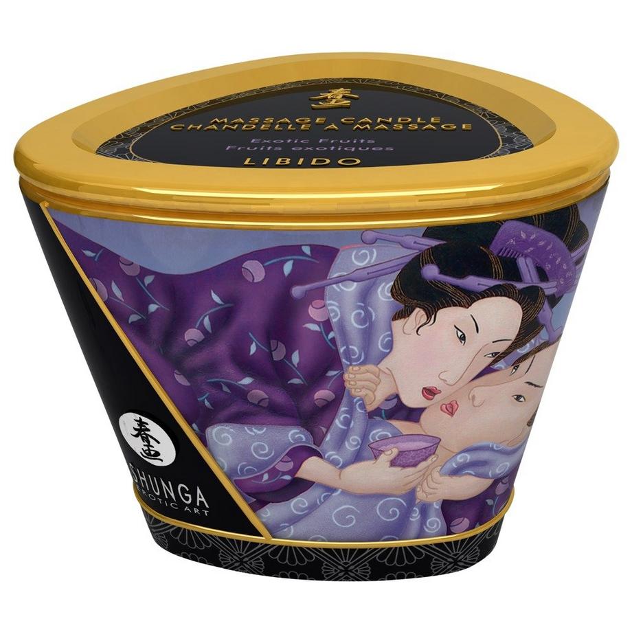 Shunga  Bougie de massage Fruits exotiques 
