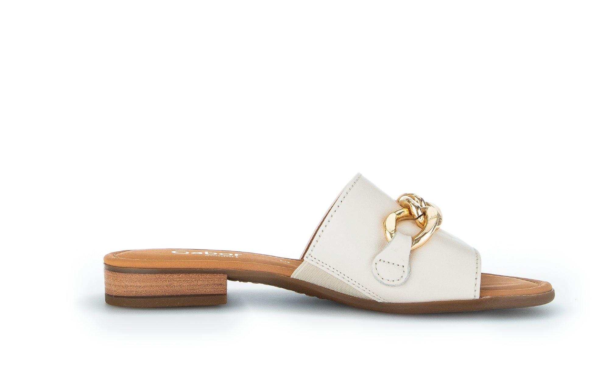 Image of 82.791.60 - Leder Sandale Damen Offwhite 40.5