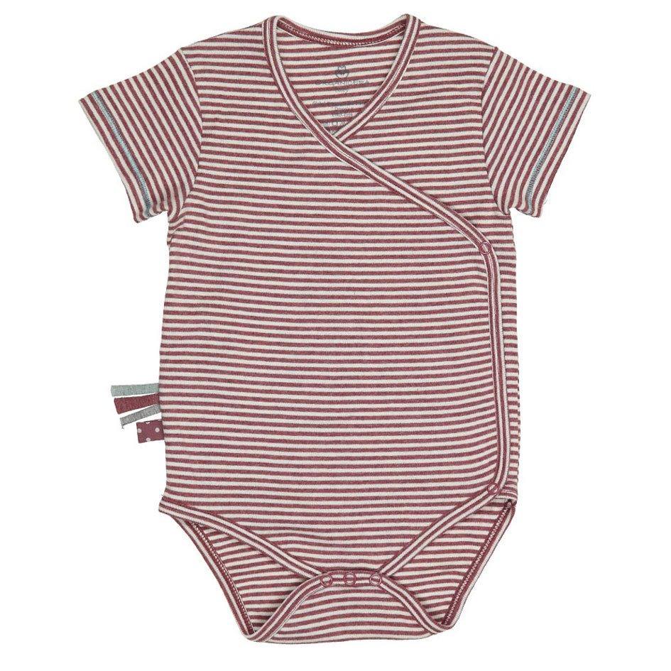 Image of Wickel-kurzarmbody Unisex Bordeaux 18-24M