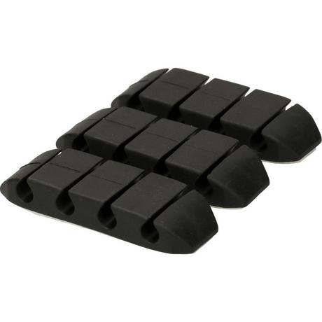 Max Hauri  Cable Home 135358 organizer per cavi Scrivania Clip per cavo Nero 3 pz 