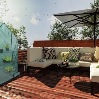 Northix Begehbares Gewächshaus  