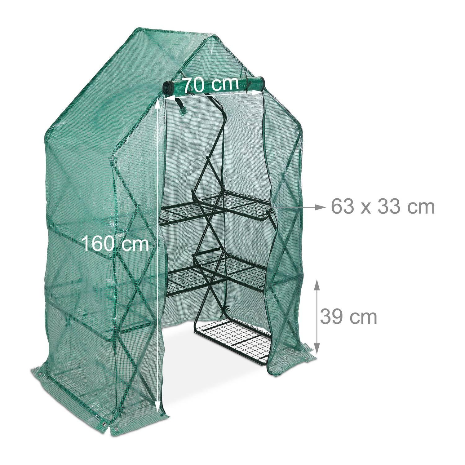 Northix Begehbares Gewächshaus  