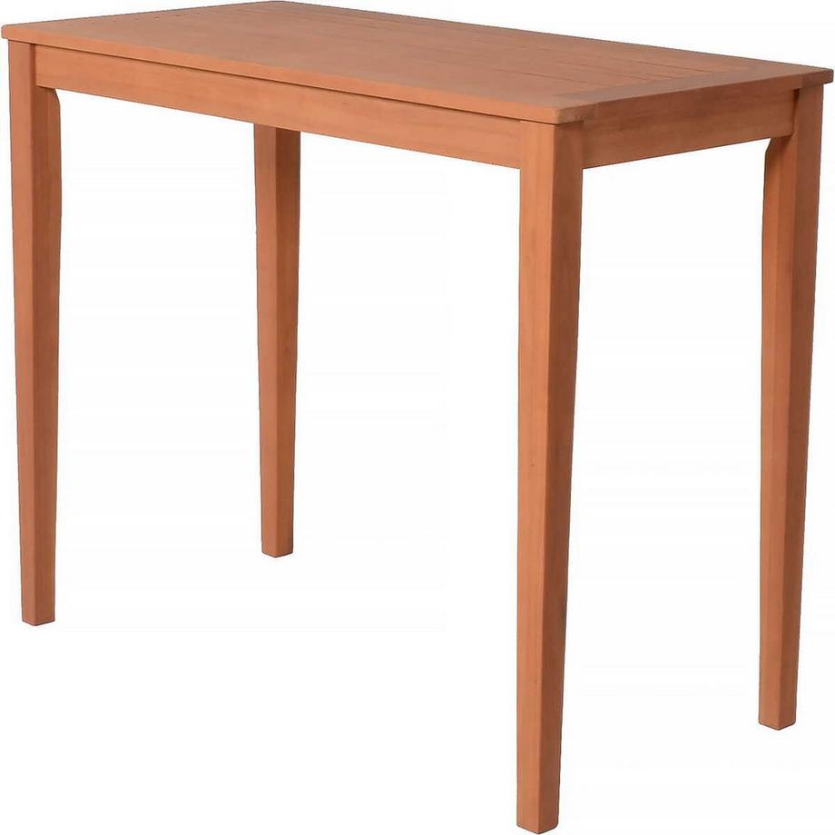 mutoni Ensemble bar de jardin Maine Eucalyptus brun (5 pièces)  