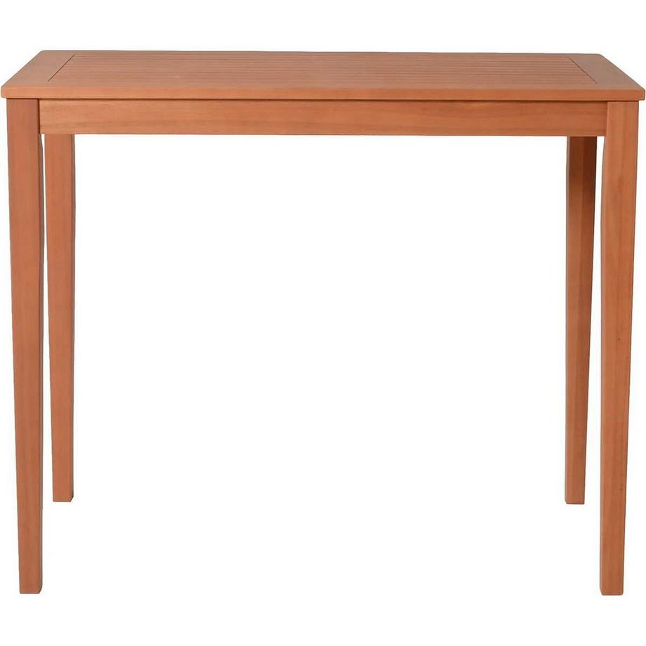 mutoni Ensemble bar de jardin Maine Eucalyptus brun (5 pièces)  