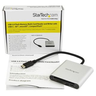 STARTECH.COM  USB 3.0 Kartenleser mit USB-C - SD, MicroSD, CompactFlash 