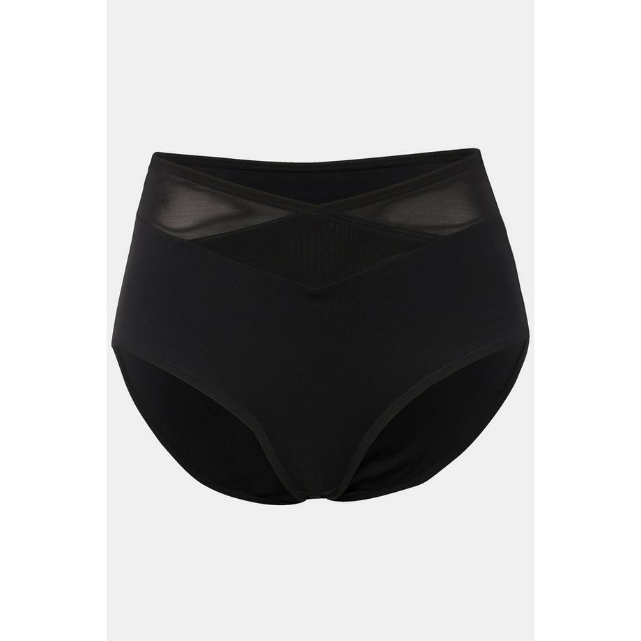 Ulla Popken Culotte Maxi Sculptante Large Taille Mesh Taille Haute  