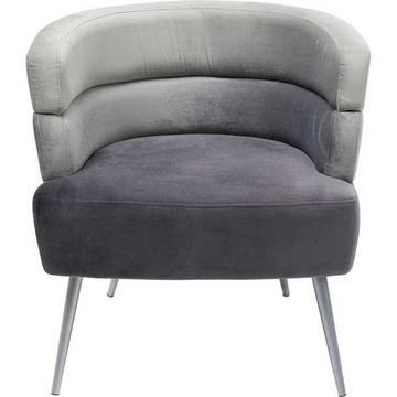 Fauteuil sandwich gris