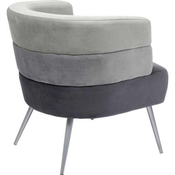 mutoni Fauteuil sandwich gris  