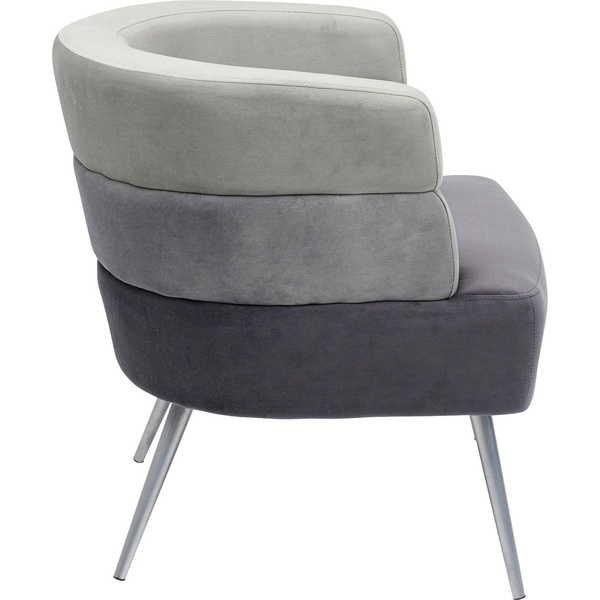 mutoni Fauteuil sandwich gris  