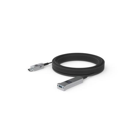 Huddly  7090043790450 USB Kabel 10 m USB 3.2 Gen 1 (3.1 Gen 1) USB A Schwarz 