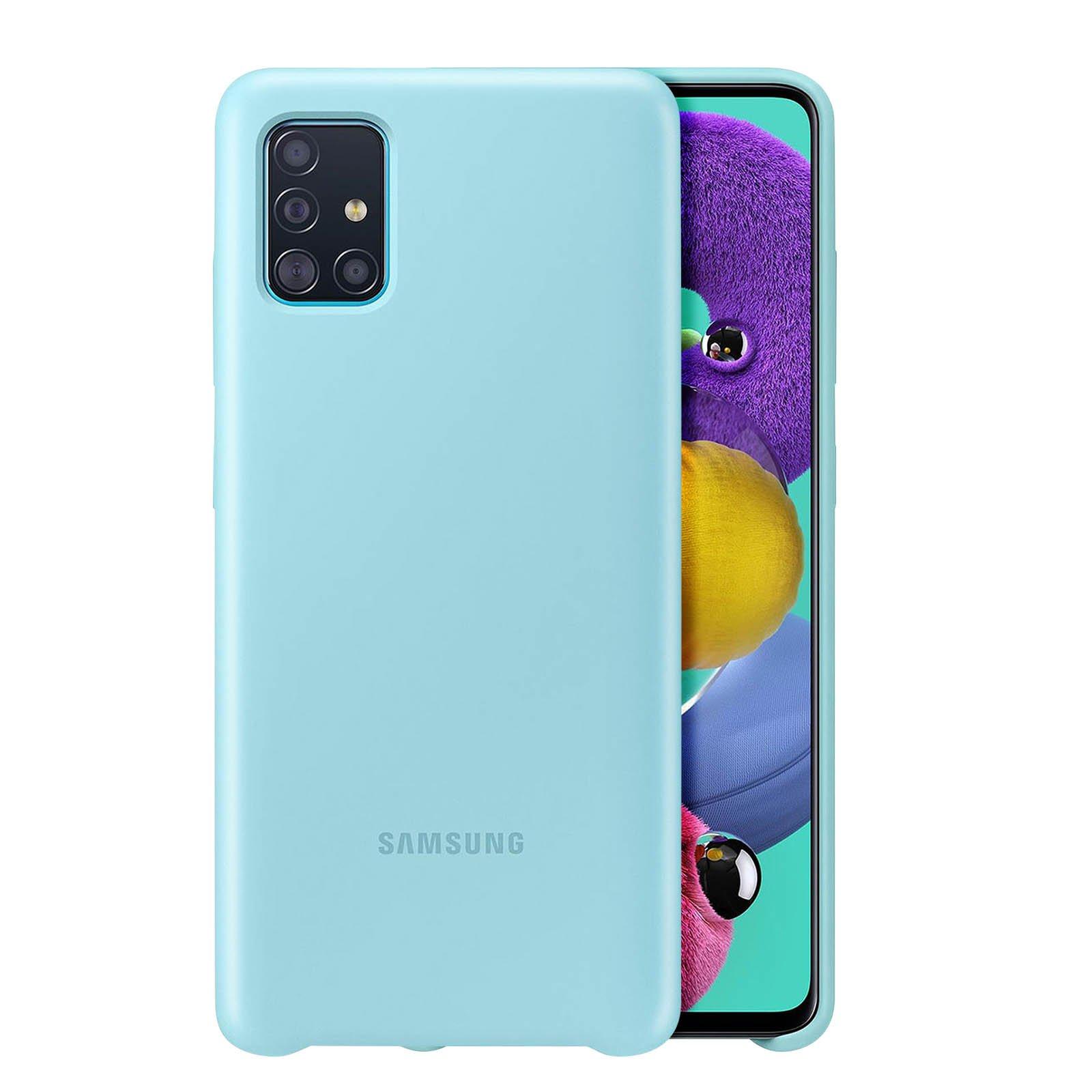 SAMSUNG  Coque Silicone Galaxy A51 Bleu 