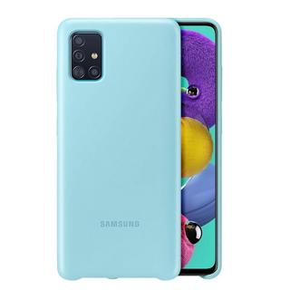 SAMSUNG  Samsung Silicone Cover Galaxy A51 Blau 