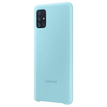 Coque Silicone Galaxy A51 Bleu
