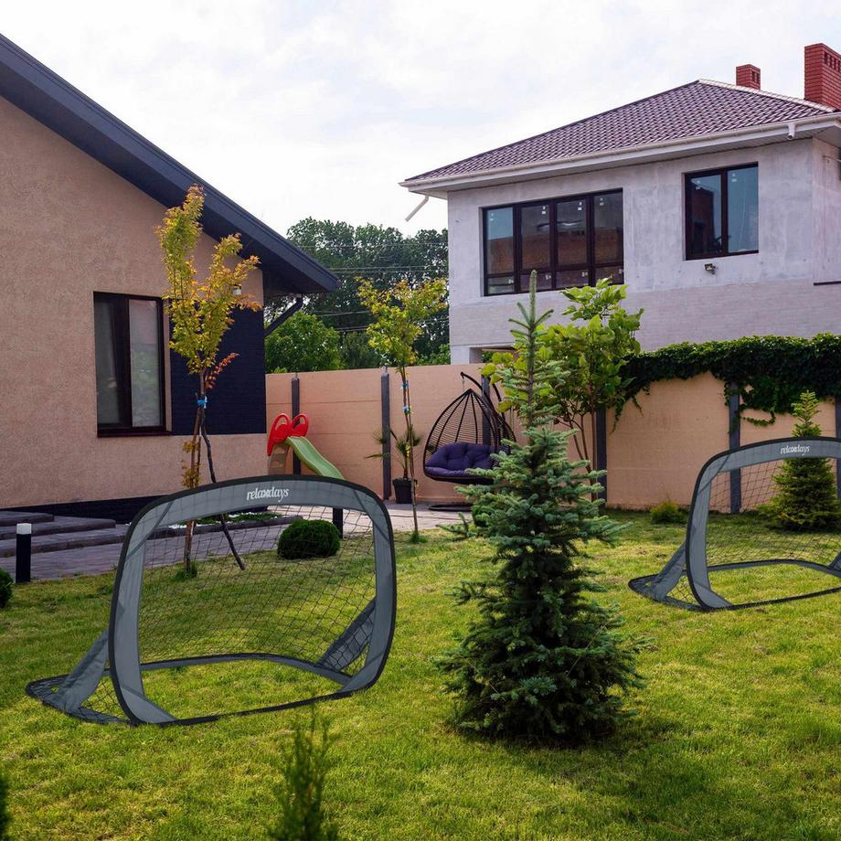 Northix  2x Pop-up-Fußballtore 