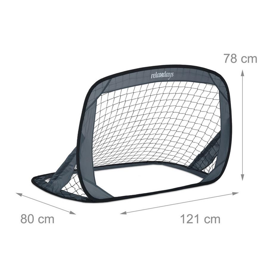 Northix  2x Pop-up-Fußballtore 