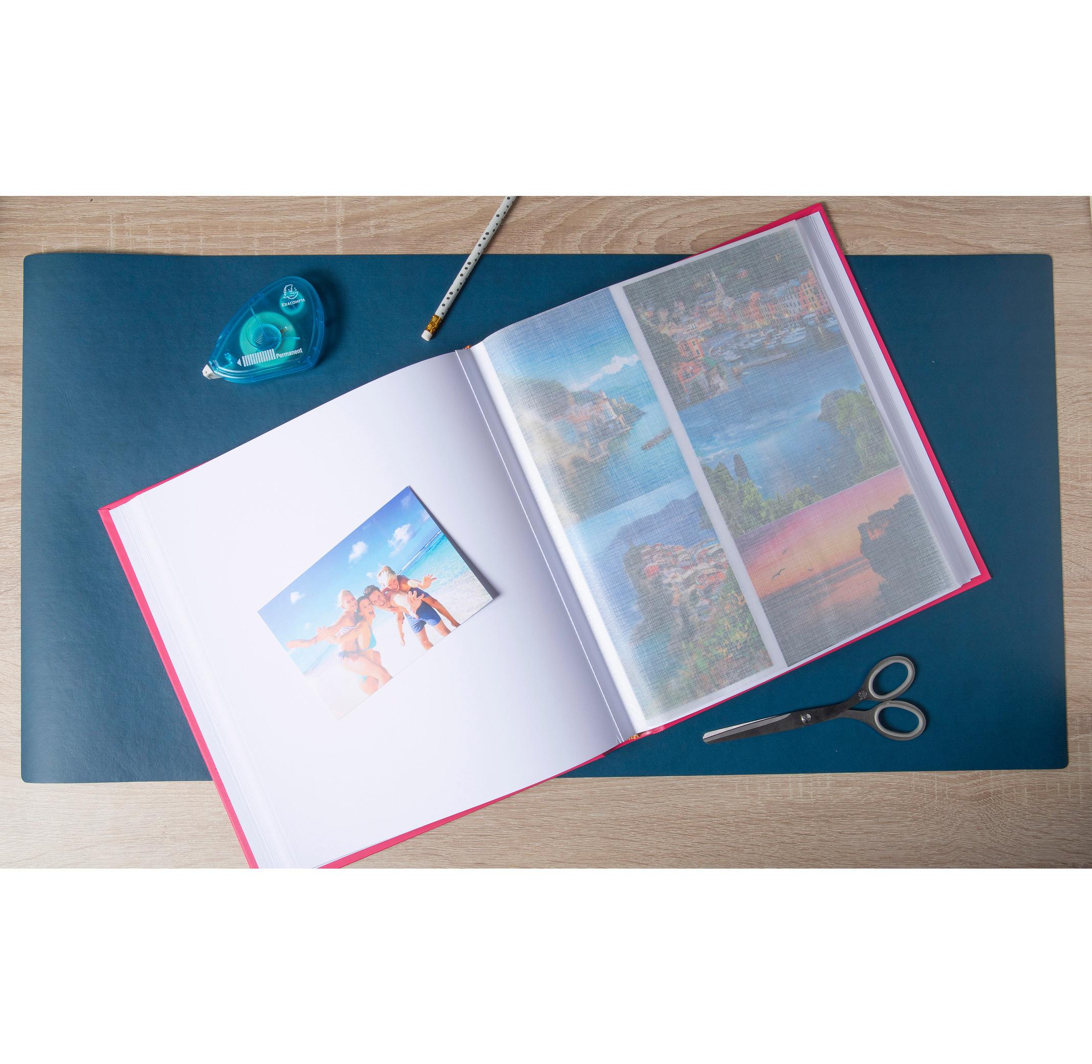 Exacompta Album photo livre 60 pages blanches  