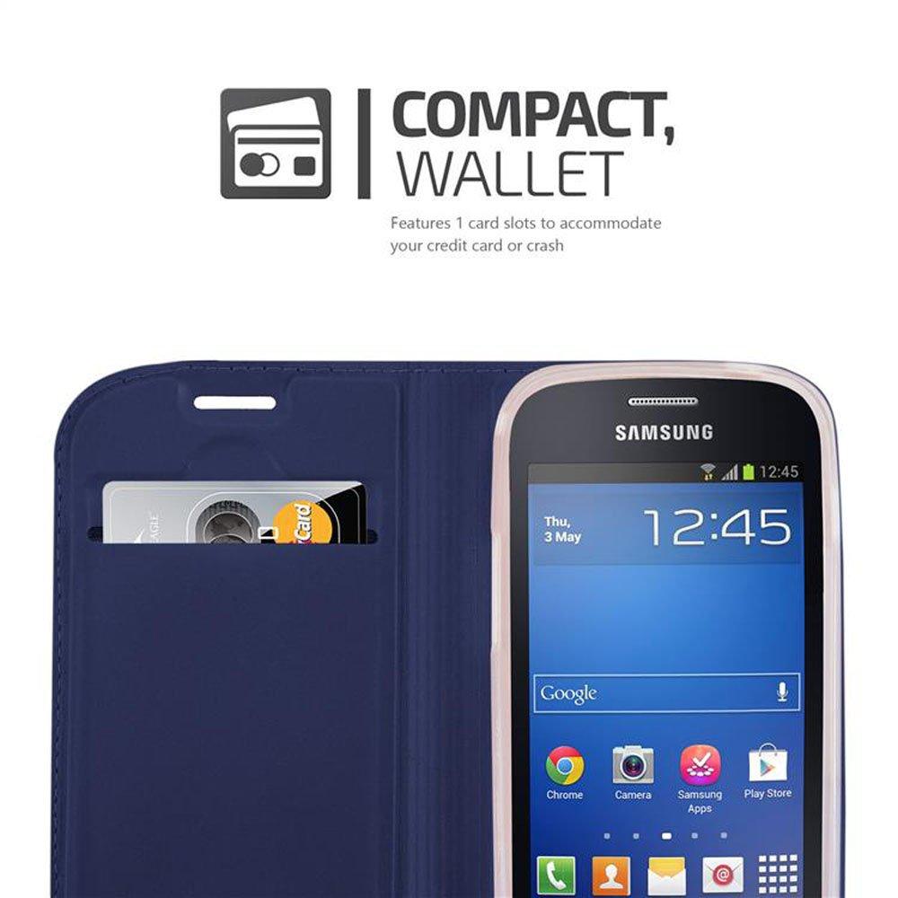 Cadorabo  Hülle für Samsung Galaxy S3 MINI Magnetverschluss, Kartenfach 