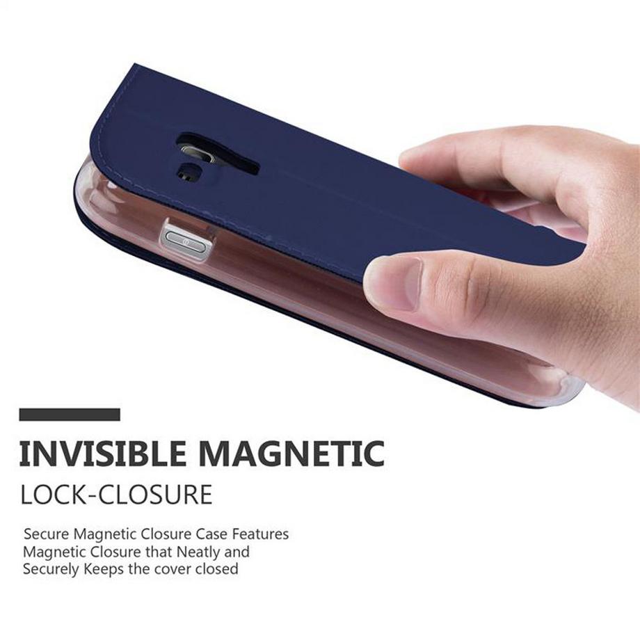 Cadorabo  Housse compatible avec Samsung Galaxy S3 MINI - Coque de protection avec fermeture magnétique, fonction de support et compartiment pour carte 