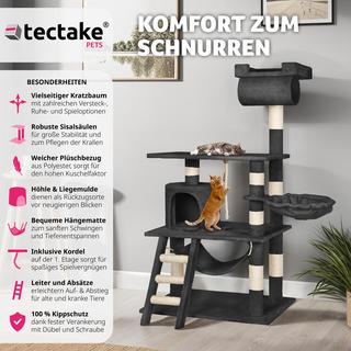 Tectake  Kratzbaum Stokeley 141cm 