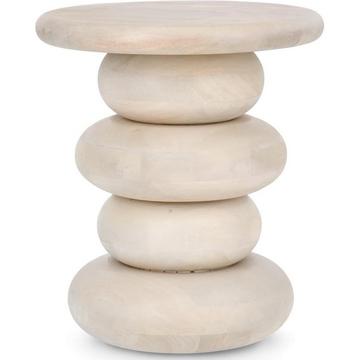 Tavolino Lopez naturale rotondo 40