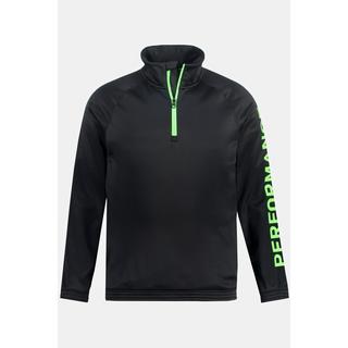 JP1880  Sweat de fitness à col montant, taille élastique et détails fluos 