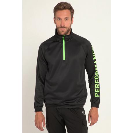 JP1880  Sweat de fitness à col montant, taille élastique et détails fluos 