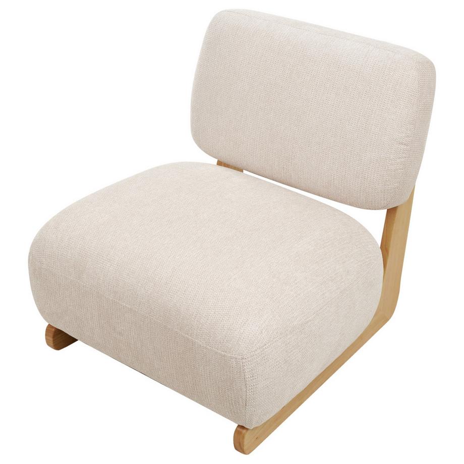 Beliani Sessel aus Stoff Minimalistisch KOKKOLA  