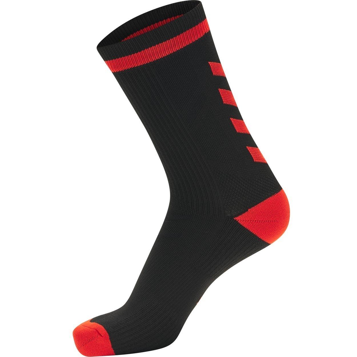 Image of Socken Elite Indoor Low Herren Schwarz / Rot 35-38