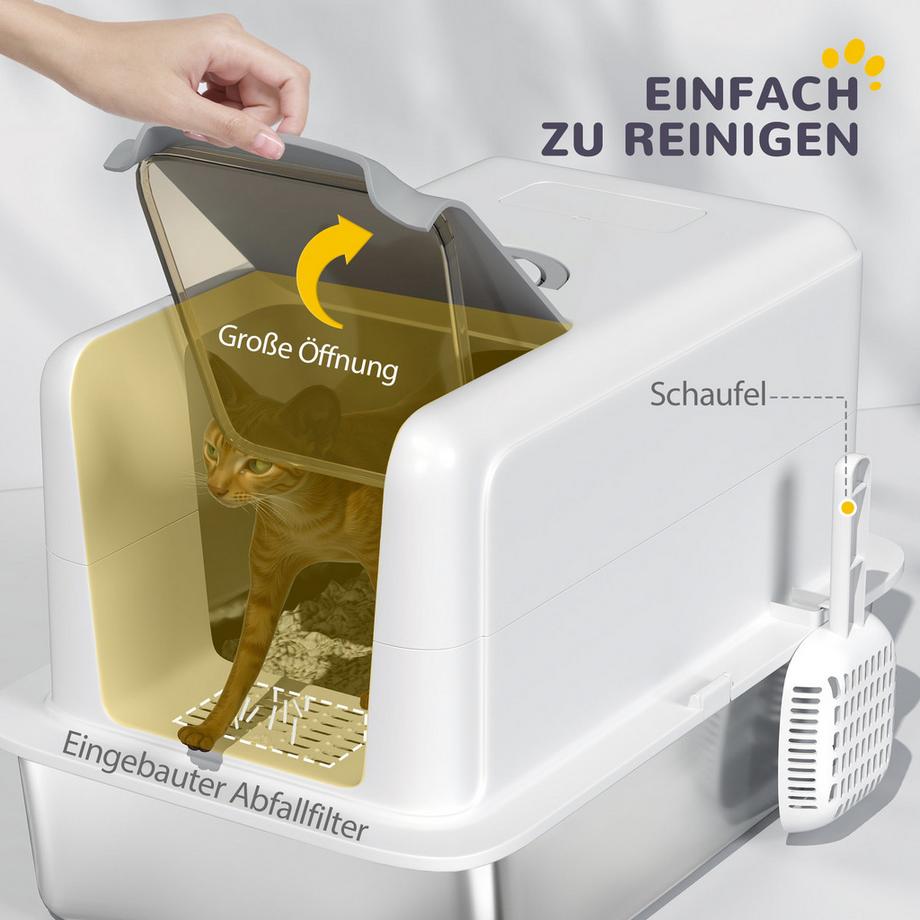 PawHut  Katzentoilette 