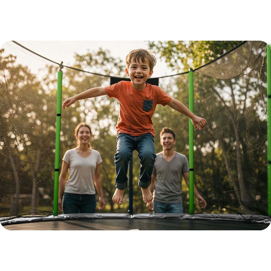 B2X  Gartentrampolin für Kinder 140 cm 4,5 ft Neo-Sport 