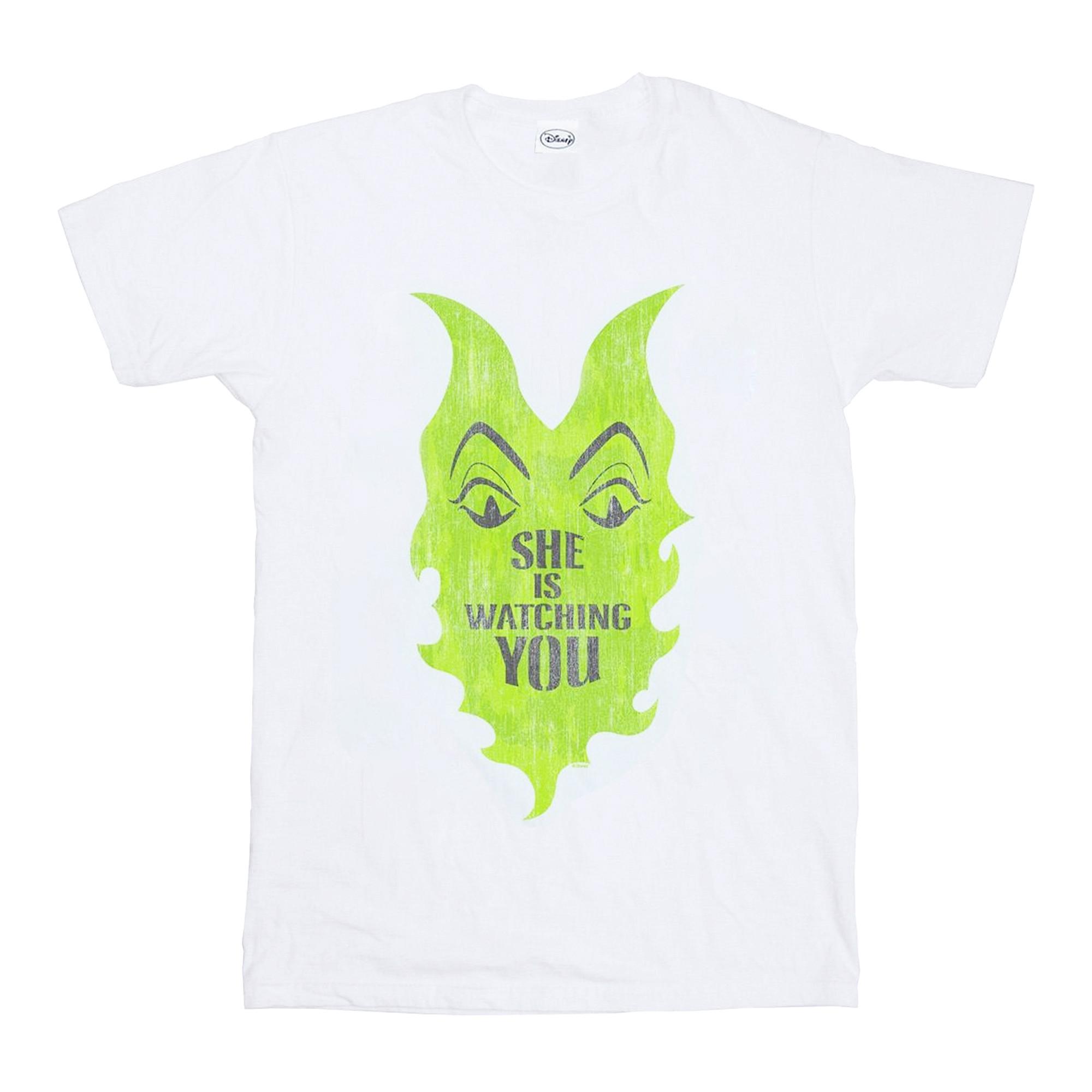 Image of The Descendants Maleficent She Is Watching Tshirt Unisex Weiss 140/146