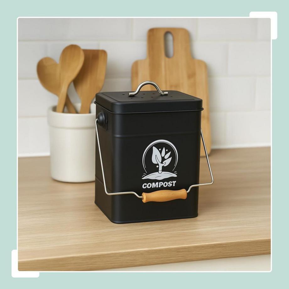 relaxdays Komposteimer mit Geruchsfilter  