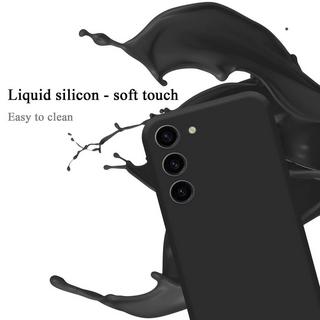 Cadorabo  Hülle für Samsung Galaxy S23 in LIQUID SCHWARZ - Schutzhülle aus flexiblem TPU Silikon 