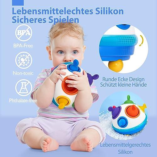 Activity-board  Spielzeug für 1 Jahr Baby - Kleinkind sensorische Spielzeug Pop Fidget Spielzeug Spinnen Baby 