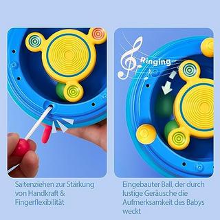 Activity-board  Spielzeug für 1 Jahr Baby - Kleinkind sensorische Spielzeug Pop Fidget Spielzeug Spinnen Baby 