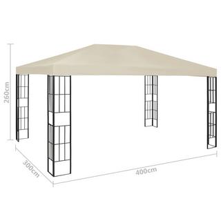 VidaXL gazebo Tessuto  