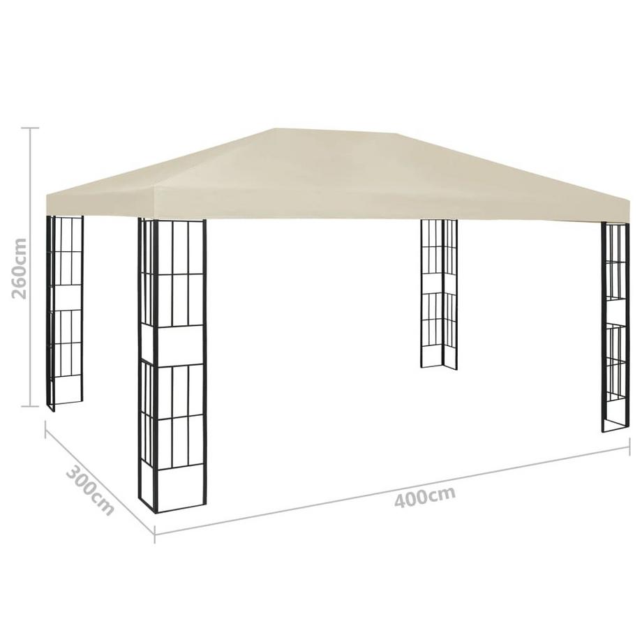 VidaXL Gartenpavillon gewebe  