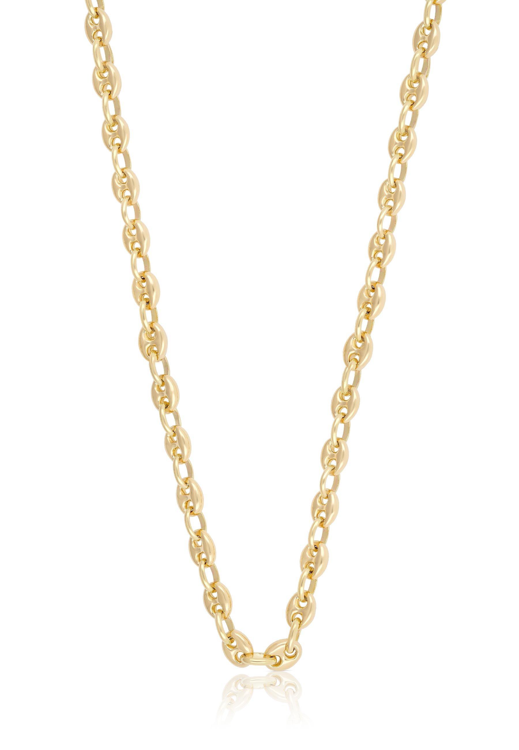 Image of Collier Schiffsanker Collier Gelbgold 750, 4.5mm, 45cm Damen Gelbgold 45cm