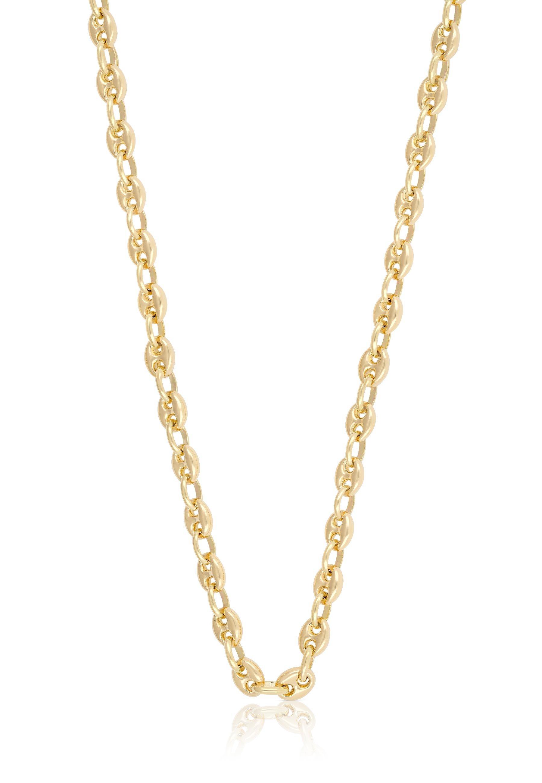 MUAU Schmuck  Collier Schiffsanker Collier Gelbgold 750, 4.5mm, 45cm 