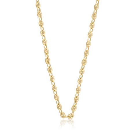 MUAU Schmuck  Collier Schiffsanker Collier Gelbgold 750, 4.5mm, 45cm 