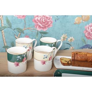 Aulica MUGS FLORAL - LOT DE 4  