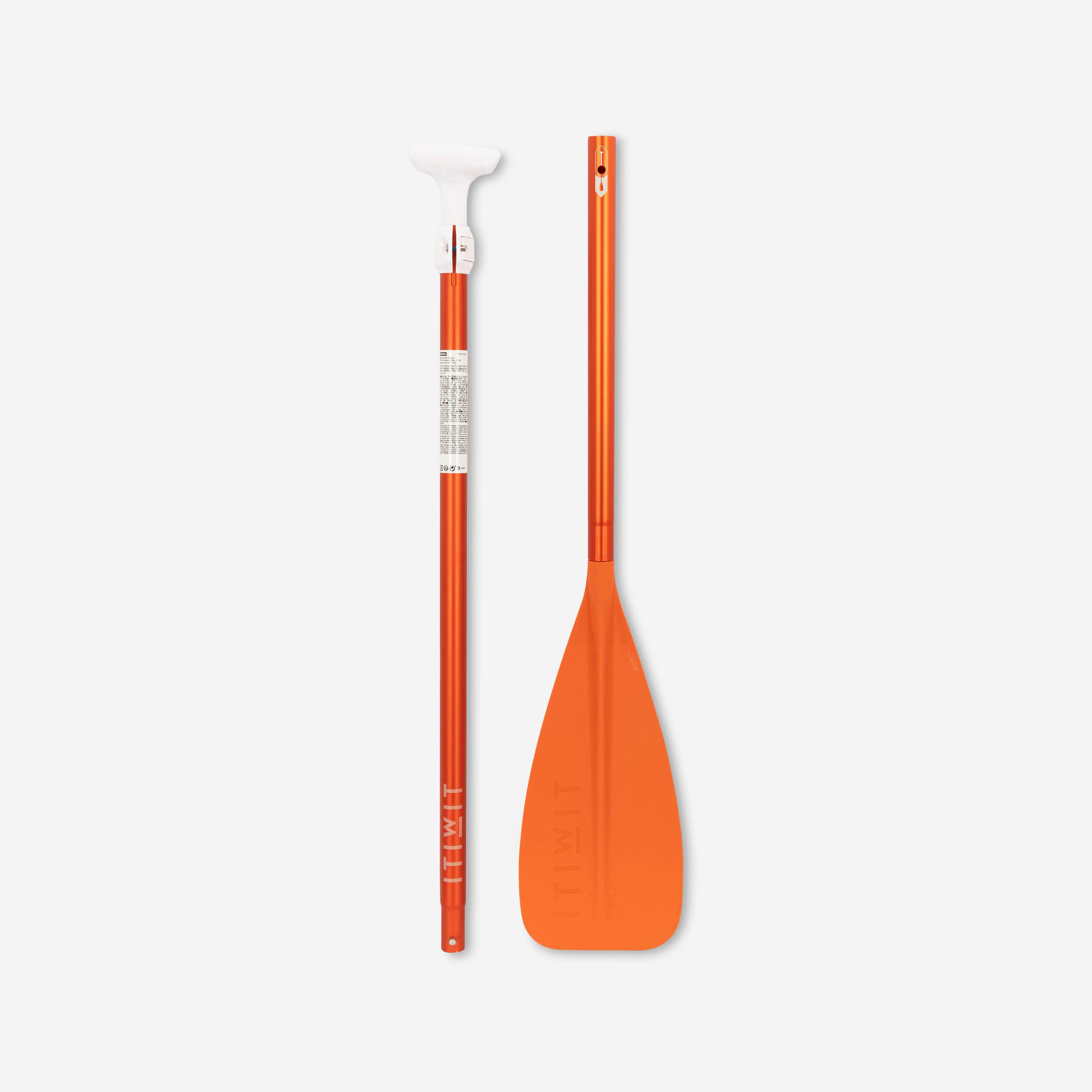 Image of Stand-up Paddle 100, Verstellbar 170-220 Cm, 3-teilig Unisex Orange ONE SIZE