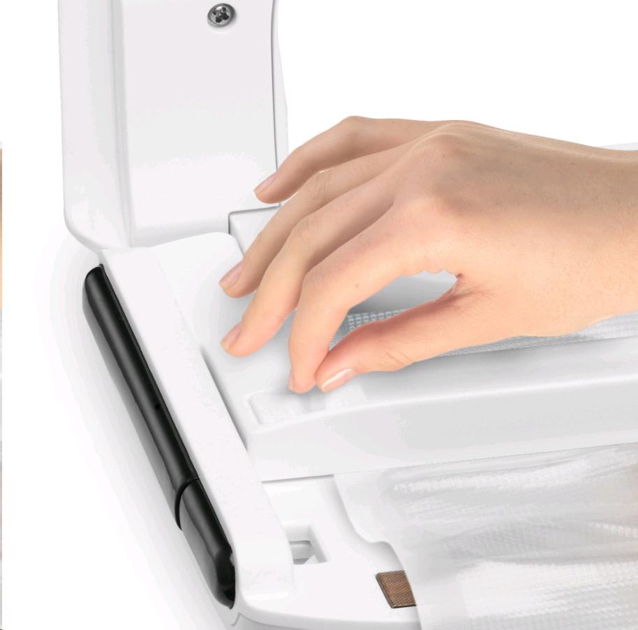 Trisa Electronics Trisa Vac & Seal macchina per sottovuoto 800 mbar Nero, Bianco  