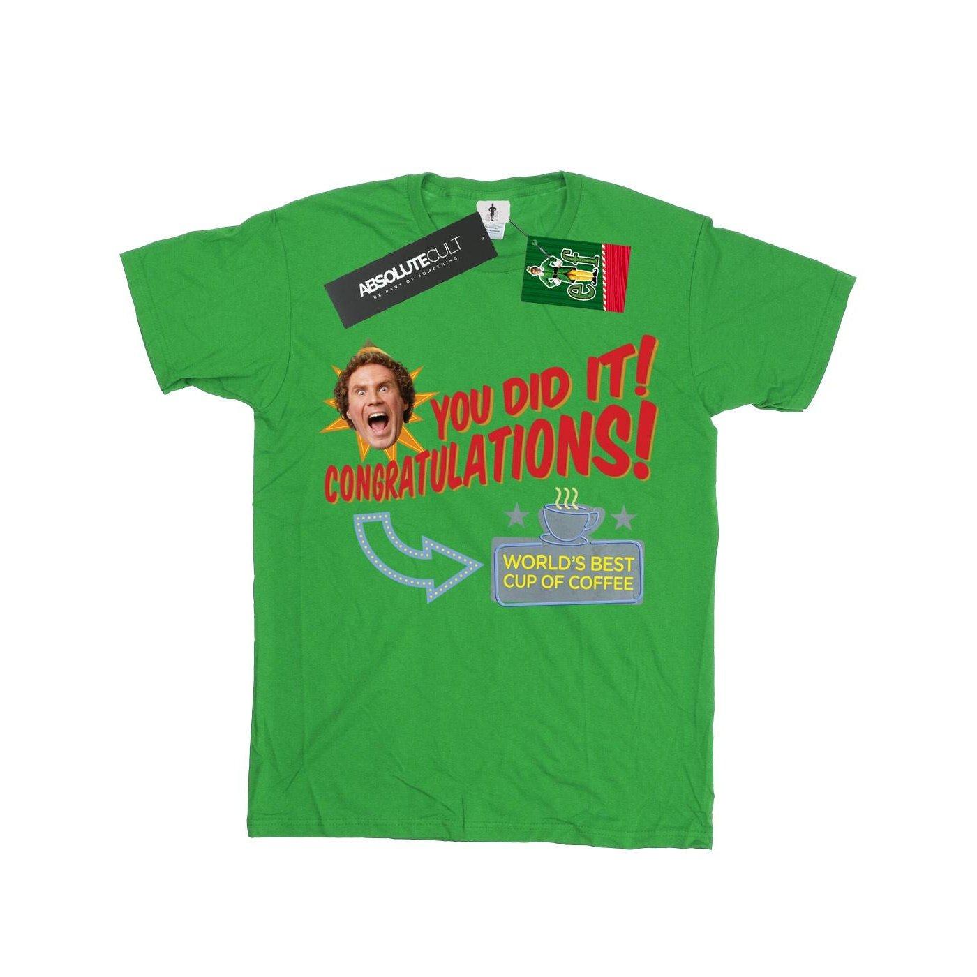 Image of World's Best Coffee Tshirt Mädchen Grün 128