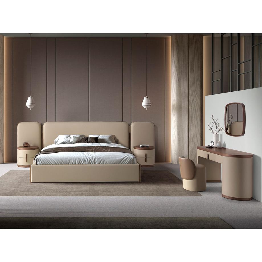 ANGEL CERDA Puff en simili cuir  