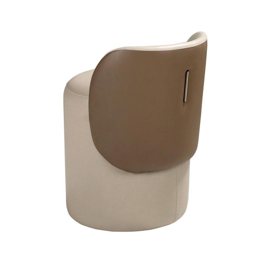 ANGEL CERDA Puff en simili cuir  