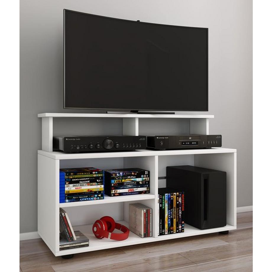 VCM Bois TV Lowboard Armoire TV Console Table TV Verre Balansia Bois TV Lowboard Armoire TV Console Table TV Verre Balansia  