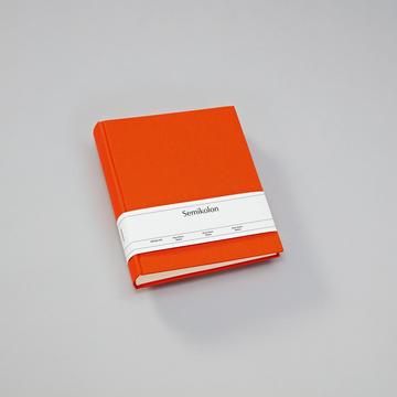 Semikolon Classic Medium Fotoalbum Orange 80 Blätter Hardcover-Bindung