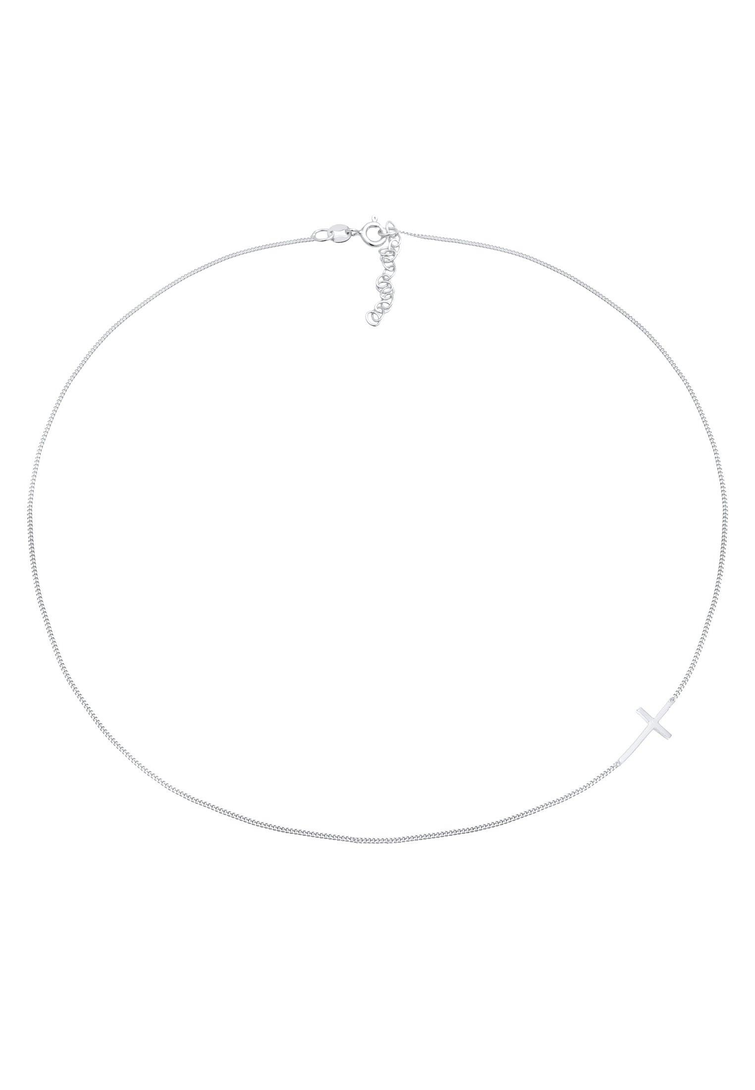 Elli  Halskette Choker Kreuz 
