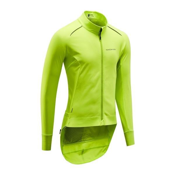 VAN RYSEL VESTE VELO ROUTE HIVER RACER JAUNE acheter en ligne